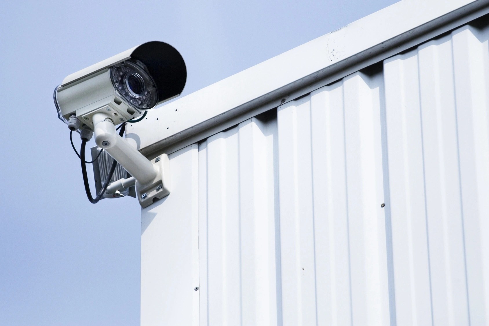 Outdoor security camera installation